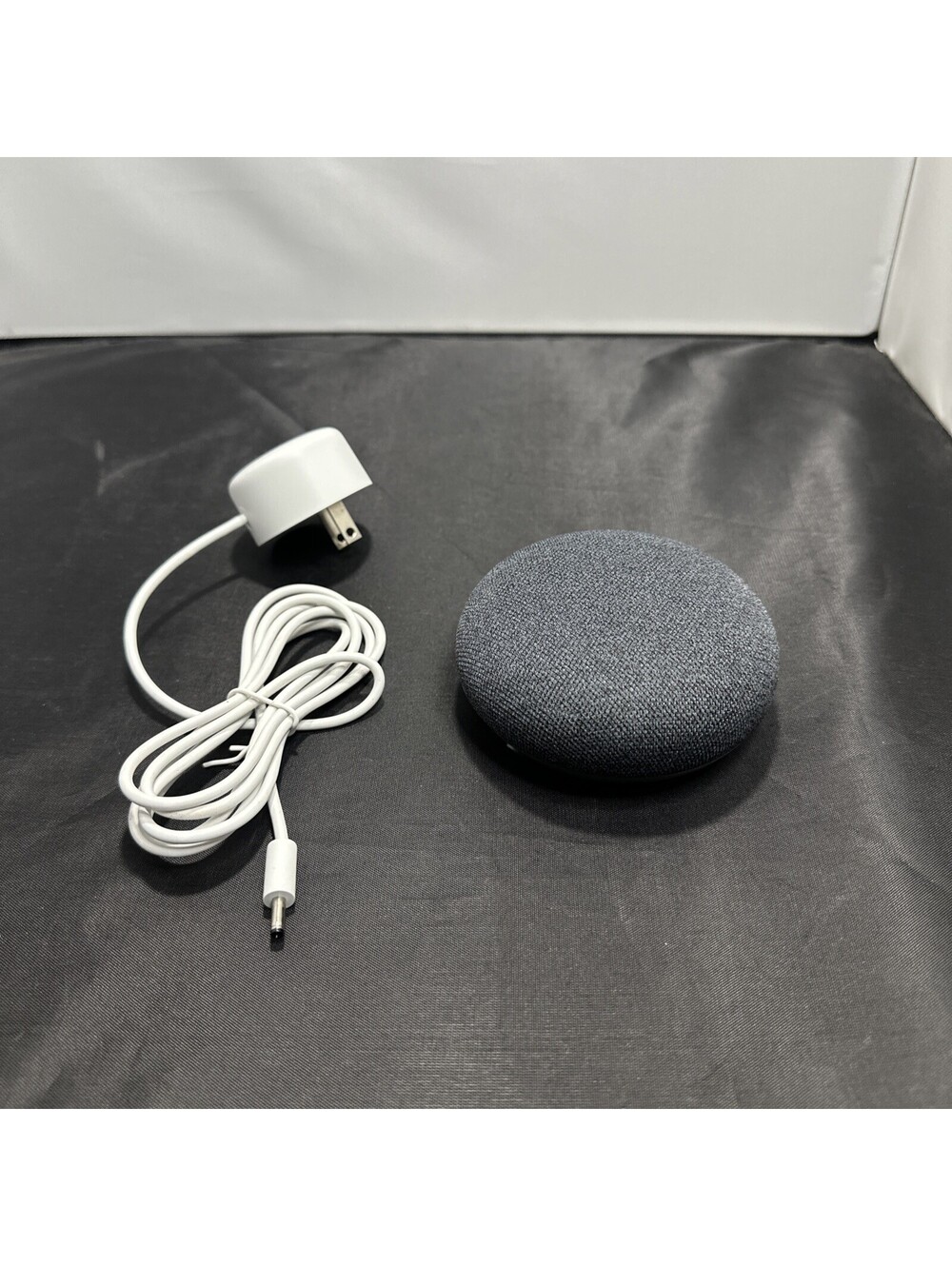 Google Nest Mini (2nd Gen) Smart Speaker Charcoal - Tested With Power Cord H2C